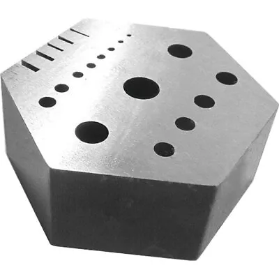 Hexagonal Riveting Anvil Jewelers Multi-Functional Bench Anvil Block Drilling • $19.49