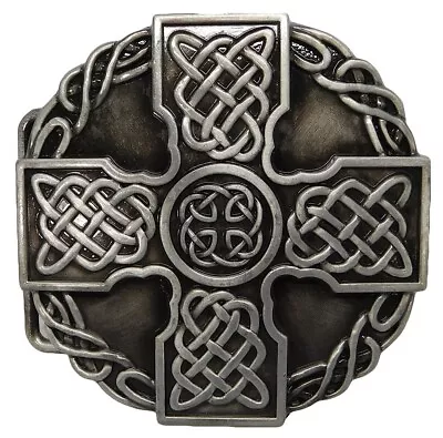 Celtic Knot Wheelhead Cross Belt Buckle • $12.88