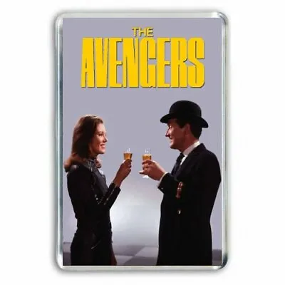 £2.25 • Buy Retro- Mrs Emma Peel & John Steed - The Avengers -  Jumbo Fridge /locker Magnet 