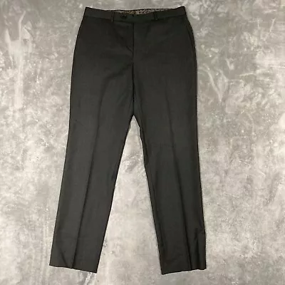 Lauren Ralph Lauren 100% Wool Trousers Pants Men's 32x32 Gray Straight Leg • $24.88