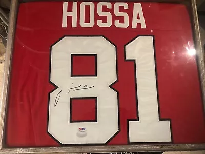Chicago Blackhawks Marian Hossa Signed Jersey • $250