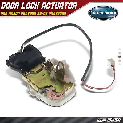 Door Lock Actuator Rear Left For Mazda Protege 99-03 Protege5 02-03 B25E-73-310E • $25.25