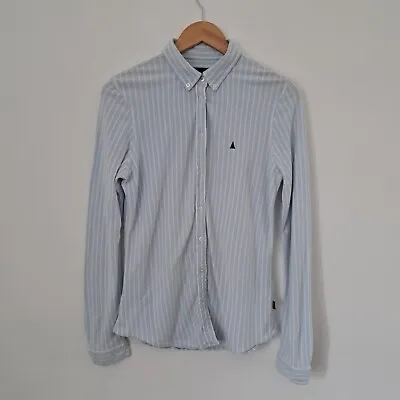 Musto By Approval Of The Queen Shirt - Blue Stripe - Size 14 100% Cotton  • £18