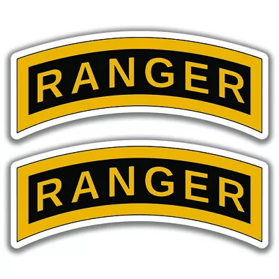 2 U.S. ARMY RANGER TAB BADGE DECALs Sticker Bogo  • $3.95