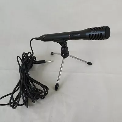 YOGA EM240 Slimline Microphone With Stand & 6M Cable Tested & Working • £18.99