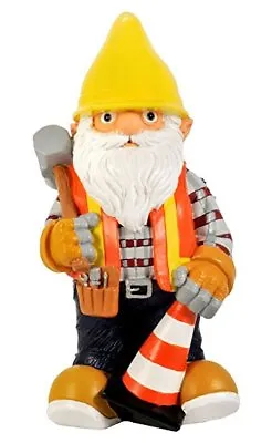 $26.95 • Buy Construction Worker Thematic Garden Yard Gnome Office NEW 11  - Great Gift!