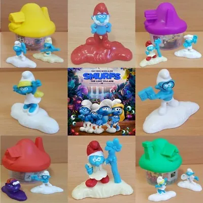 McDonalds Happy Meal Toy 2017 Smurfs Lost Village Mushroom Toys - Various Houses • £3