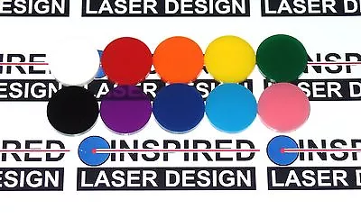 4   101mm (2 Pack)  Acrylic Disc 22 Color Acrylic Round Craft Disk Plexiglass • $3.99