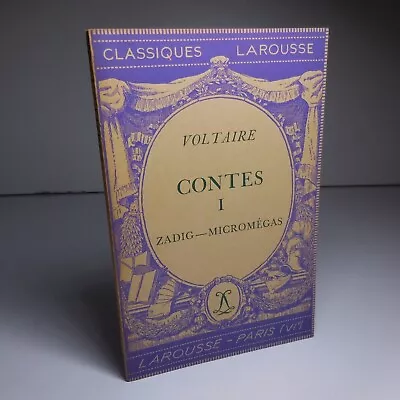 Voltaire 1939 Contes I Zadig Micromegas Literature Larousse France N6847 • £38.38