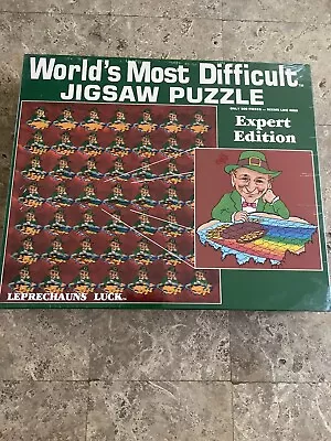 NEW World's Most Difficult Jigsaw Puzzle Expert Edition 500 Pcs 1987 St. Patrick • $20
