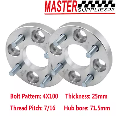 2Pcs Wheel Spacers 4stud For 1975-86 Holden Gemin TC TD TX TF TE/TG Petrol 1.6L • $69