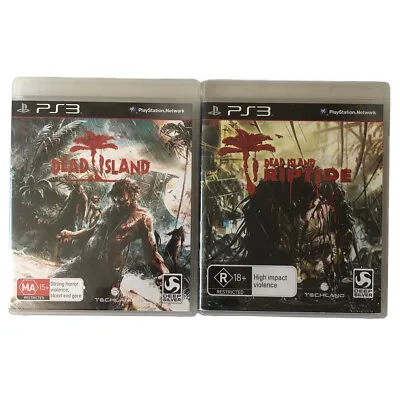 Dead Island & Dead Island Riptide - PS3 Playstation 3 - Tested And Working • $20.99