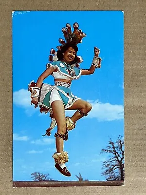 Postcard Muskogee Oklahoma OK Indian Dancer Winnie Guess Cherokee Vintage PC • $6.99
