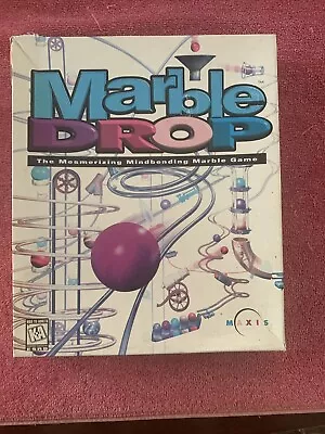 Rare! Maxis Marble Drop And Full Tilt Pinball Vintage PC Games - Big Box • $19.95