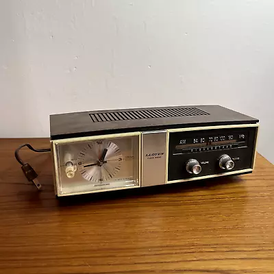 Vintage Lloyd Clock Radio Model J702g-108a Untested • $20.24