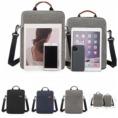 Tablet Sleeve Case For IPad Galaxy Tab 13 Inch Duty Shoulder Handbag Bag✔ • £12.41