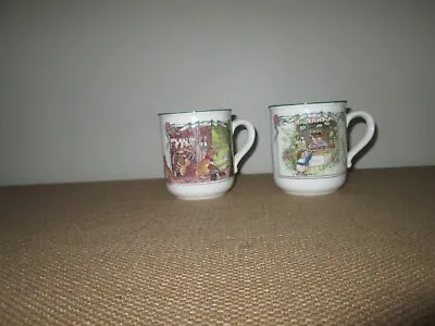 VILLEROY & BOCH Foxwood Tales China Coffee  Cups Mugs  ~ Choose Summer Or Fall • $88.95