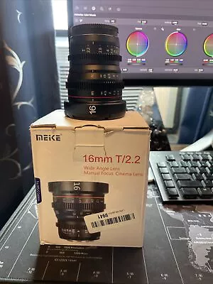 Meike 16mm T2.2 Manual Focus Cinema Lens • $130