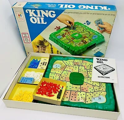 1974 King Oil Board Game By Milton Bradley Complete Vintage • £134.92