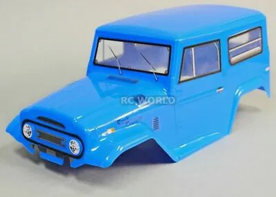 Rc Truck BODY SHELL 1/10 TOYOTA FJ40 Land Cruiser 252mm For Tamiya CC01 -BLUE • $34.99