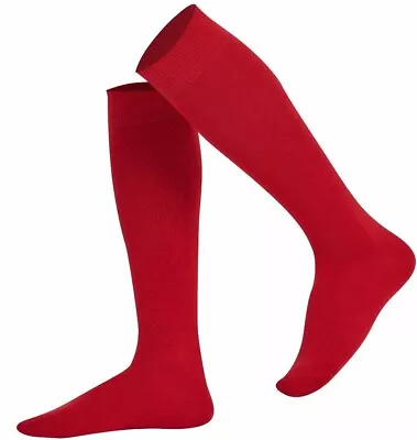 Mysocks Unisex Knee High Socks Plain Combed Cotton Seamless Toe • £7.95