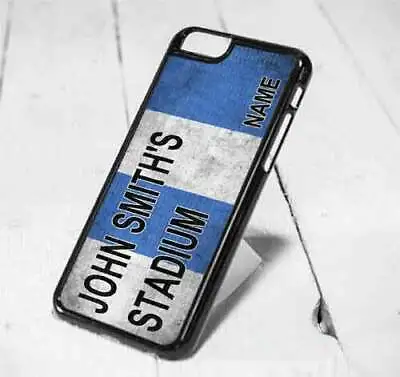 Huddersfield Personalised Phone Case - Bar Scarf Style - Hard Plastic Case • £7.95