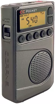 C. Crane CC Pocket AM FM And NOAA Weather Radio With Clock And Sleep Timer • $92.99