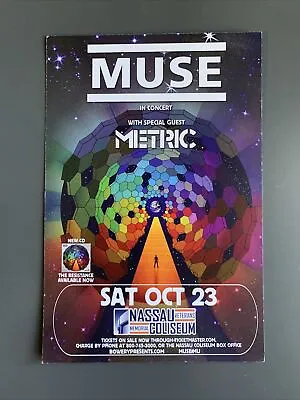 MUSE Metric NY  Concert Handbill Mini Poster 2013 Resistance Tour • $9.99