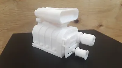 Supercharger Blower V8 Rc Car Model Engine 3D Printed 1:6 Scale  • $32