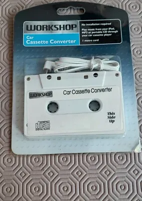 £14.84 • Buy Workshop Car Cassette Adapter Converter MP3  MD  CD,New, Vintage 