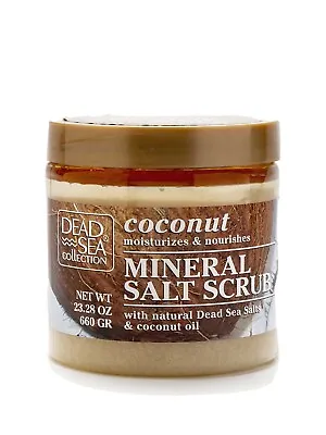£6.99 • Buy Dead Sea Scrub: Mineral Dead Sea Salt & Coconut Oil Bath Body Scrub Large 660g