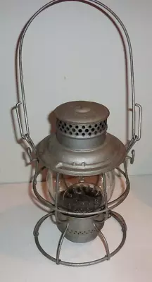 B&O RR Adlake Reliable Railroad Lantern W/ Clear Cast Capitol Globe Loco • $178