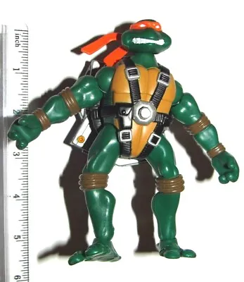 Air Ninja Michelangelo Mike Teenage Mutant Ninja Turtles Playmates Figure (AA-3) • $12.36
