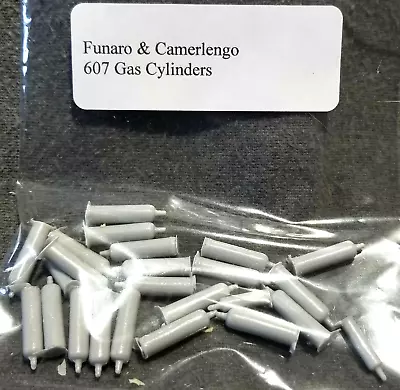 LMH Funaro F&C 607 Detail Parts  GAS CYLINDERS Oxygen Oxy Acetylene Tank  24-Pcs • $8.95