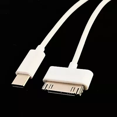 30Pin To USB C Cable Charging Syncing For Old IPad IPhone IPod 1m 3ft  • $8.99