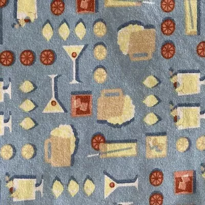 $9.99 • Buy Cocktails Margaritas Beer Fabric Scraps Pattern For Quilting