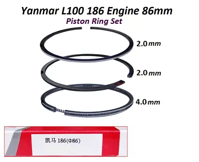 £14.95 • Buy  Standard Piston Ring Set Yanmar L100 Chinese 186f Diesel Engine