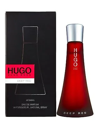 £28.65 • Buy Hugo Boss Deep Red Woman Eau De Parfum 90ml Spray Perfume For Women New & Sealed