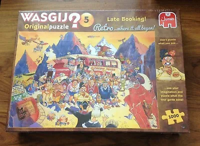 Wasgij Retro Original 5 Late Booking! Jigsaw Puzzle (1000 Pieces). Free UK P&P • £13.49