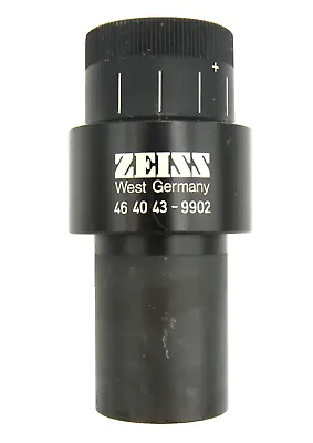 Carl Zeiss Microscope Eyepiece Kpl-W 10x/18 Glasses (Zeiss No. 46 40 43-9902) • $50