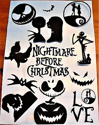 Die Cut Cuts Nightmare Before Christmas Topper Pack  Jack Skellington • £2.10