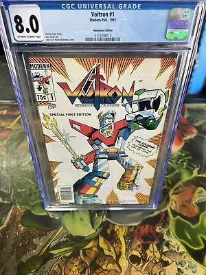 VOLTRON #1 (1985) CGC 8.0 NEWSSTAND EDITION  Rare🔥🔥 • $99.99