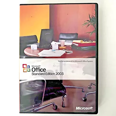 Microsoft Office Standard 2003 Full Version Word Excel Powerpoint For Windows XP • $20