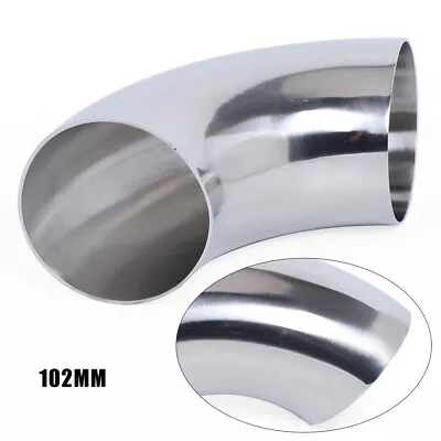 4'' OD Sanitary Weld Elbow Pipe Fitting 304 Stainless Steel 90 Degree Elbow • $20.73