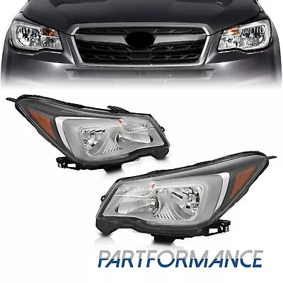 For 2017-2018 Subaru Forester Factory Halogen Headlights Left+Right Side W/Bulb • $159.99