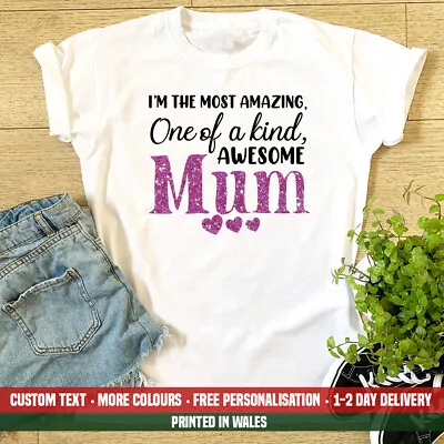 Ladies One Of A Kind Mum T Shirt Mummy Special Mothers Day Birthday Gift Top • £13.99