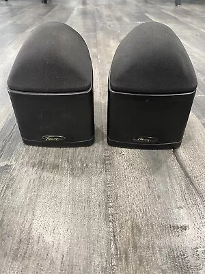 Mirage Nanosat BLK 5.0 Satelite Speakers With Brackets Pair WORKS • $50