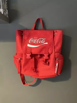 Official Coca Cola Drink Backpack Promotional Bag Red VERY RARE FREE P&P 🚚 • £19.99