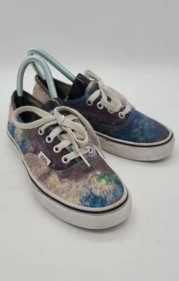 Vans MoMA Sneakers Shoes Water Lilies Claude Monet Women 5.5 Men 4 • $19.99