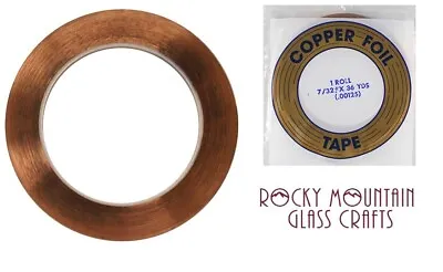 7/32  EDCO Copper Foil Tape For Stained Glass 36 Yards Supplies 1mil Supplies • $11.54